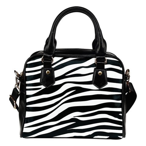 ZEBRA STRIPES SHOULDER HANDBAG