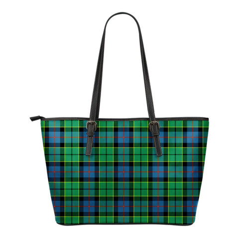 FORSYTH ANCIENT TARTAN SMALL LEATHER TOTE
