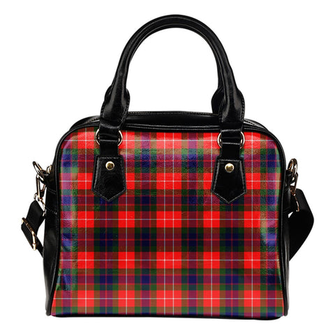 FRASER LOVAT MODERN TARTAN SHOULDER HANDBAG