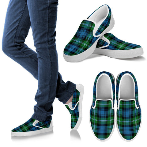 LYON CLAN TARTAN SLIP ONS