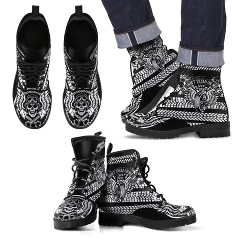 DON'T TREAD ON ME LEATHER BOOTS
