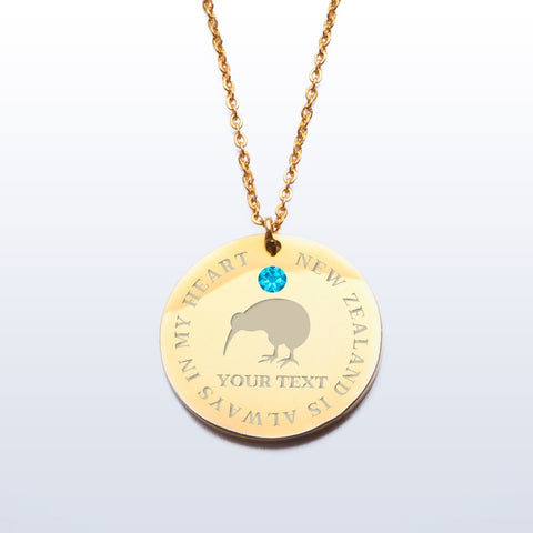 NEW ZEALAND IS ALWAYS IN MY HEART PREMIUM PENDANT