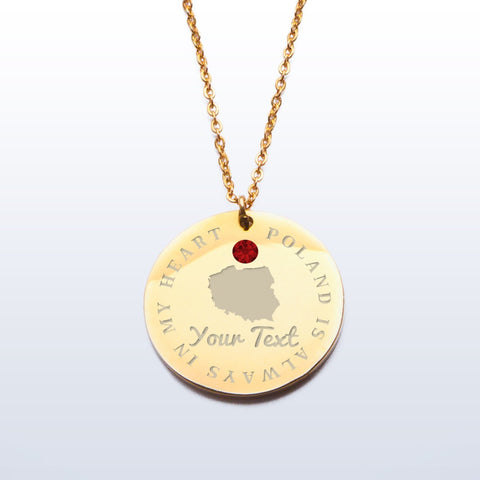 POLAND IS ALWAYS IN MY HEART PREMIUM PENDANT