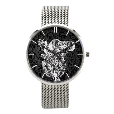 KOALA QUARTZ STAINLESS STELL BAND BUSINESS WATCH L1