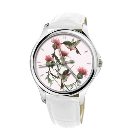 THISTLE - Fashion Watch White Genuine Leather L1