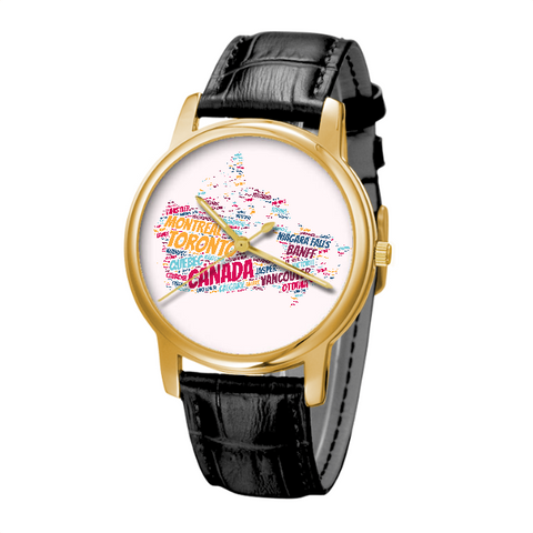 Canada Map-Watch With Black A9