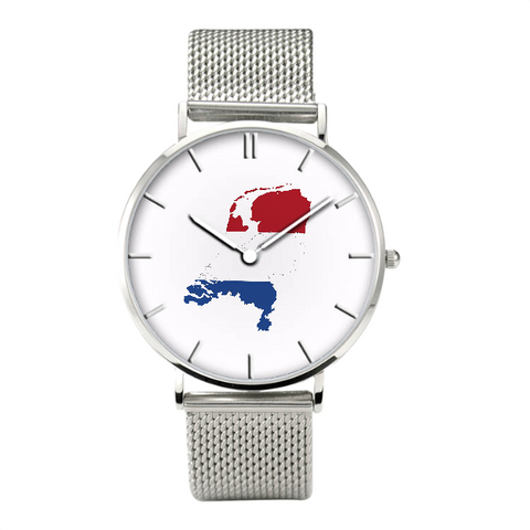 Dutch Map - Bussiness Watch Casual Stainless Steel Band