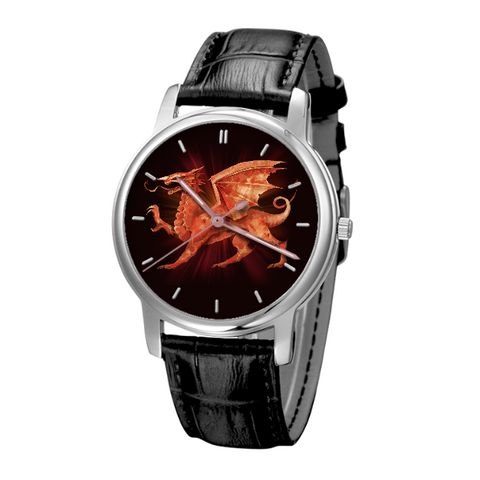 CYMRU - Fashion Watch White Genuine Leather L1