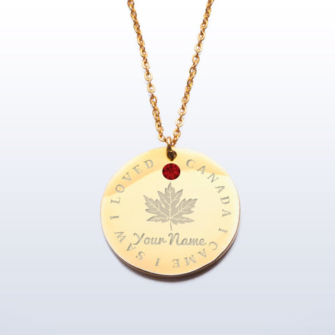 CANADA I CAME I SAW I LOVED PREMIUM PENDANT