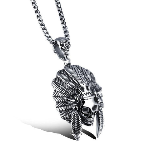 Native American Style Skull Necklaces