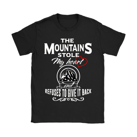THE MOUNTAINS STOLE MY HEART T-SHIRTS NH1