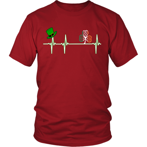 IRELAND IN MY HEARTBEAT T-SHIRT J1
