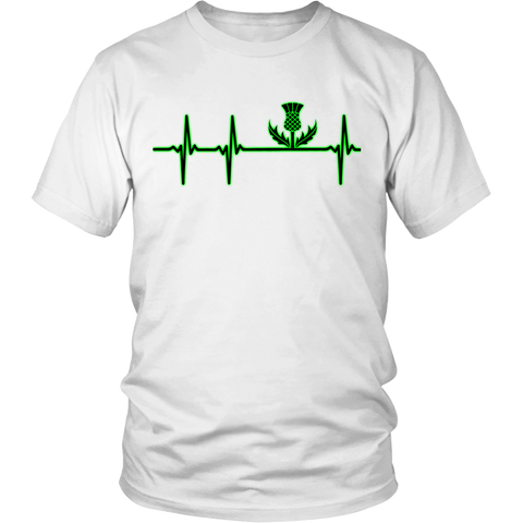 SCOTLAND IN MY HEARTBEAT T-SHIRT J1