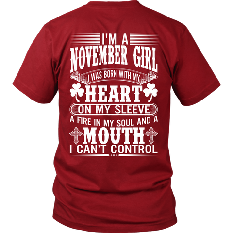 I'M A NOVEMBER GIRL