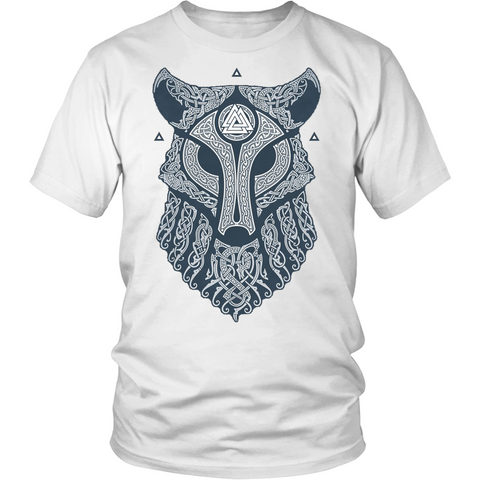 VIKING BEAR PATTERN T-SHIRTS