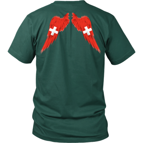 SWITZERLAND ANGEL T-SHIRT A9