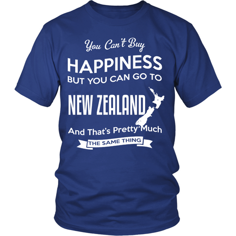 YOU CAN'T BUY HAPPINESS BUT YOU CAN GO TO NEW ZEALAND
