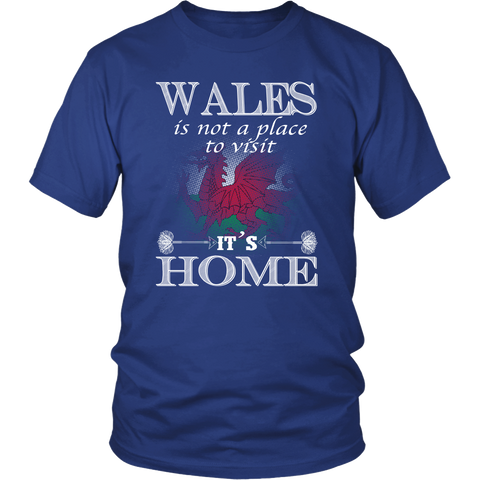 WALES IS MY HOME T-SHIRT J1