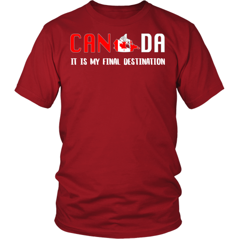 CANADA MY DESTINATION P1 T-SHIRTS