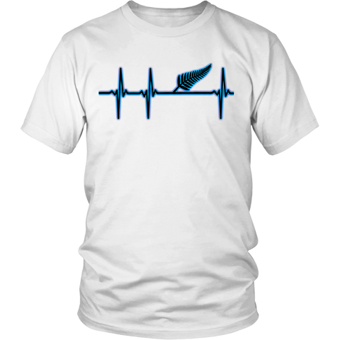NEW ZEALAND IN MY HEARTBEAT T-SHIRT J1