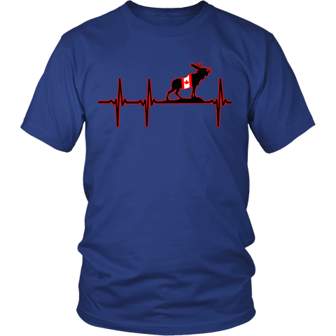 CANADA IN MY HEARTBEAT T-SHIRT J1