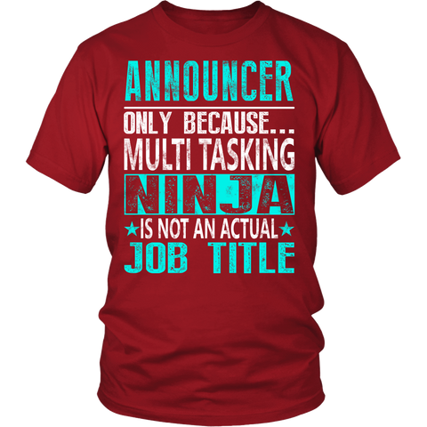 ANNOUNCER T-SHIRT A9