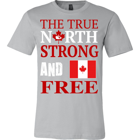 CANADA THE TRUE NORTH STRONG AND FREE T-SHIRTS