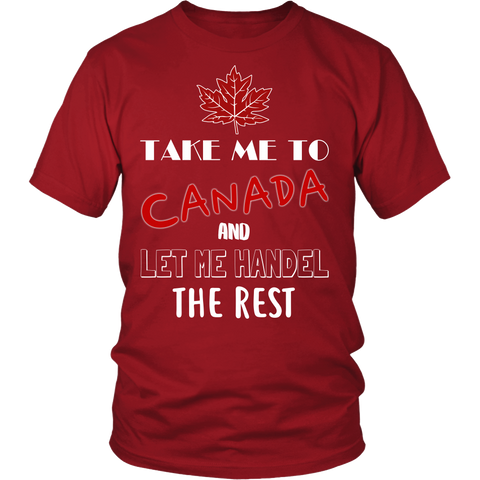 TAKE ME TO CANADA T-SHIRTS NH1