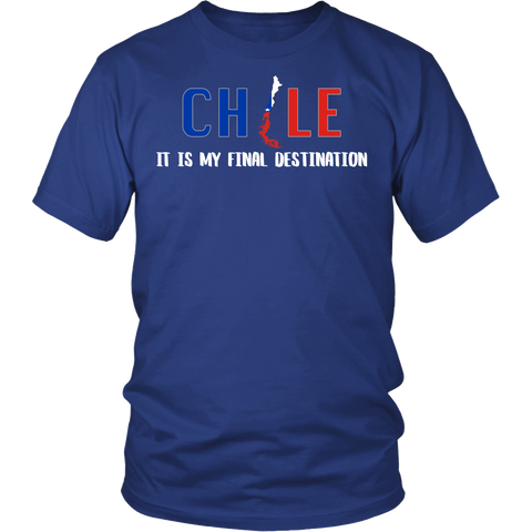 CHILE MY DESTINATION P1 T-SHIRTS